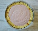 簡単！母の日♪お花の苺レアチーズケーキ作り方5写真