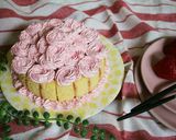 簡単！母の日♪お花の苺レアチーズケーキ作り方10写真