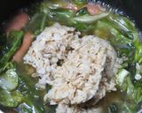 鍋の残り物で作る美味なオートミールの雑炊作り方5写真