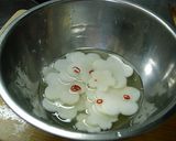 ひな祭りの飾り寿司（蕪桜ｻｰﾓﾝ寿司）⑤作り方1写真