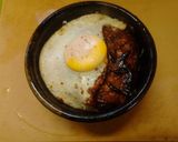 簡単昼食　マルシンハンバーグでロコモコ丼作り方8写真