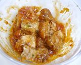 レンジで簡単！鶏チリ☆唐揚げリメイク作り方2写真