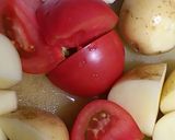 ◆鶏肉と新じゃがの煮もの◆作り方1写真