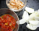 簡単！桜えびと新玉葱の和風パスタ作り方1写真