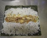 かぶりついて!!梅カツオマヨにぎり～♬作り方4写真