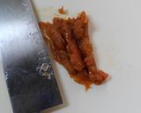大根の梅そぼろ煮作り方1写真