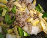 タケノコと豚の味噌炒め作り方6写真