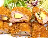 簡単焼き揚げ大葉チーズ入りのヒレカツ作り方8写真