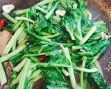 10分で作る！ほうれん草の 中華風炒め作り方5写真
