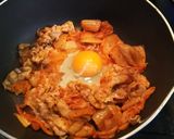 広島のお好み焼屋さんの豚キムチ作り方3写真