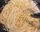 ウニとレモンのクリームパスタ作り方7写真
