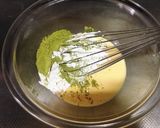 抹茶のマフィン桜花つき作り方6写真