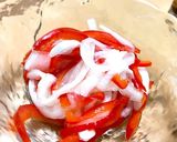 新玉ねぎとパプリカの甘酢和え作り方4写真