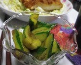 一瞬でできるやみつききゅうりのごま和え作り方4写真