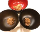 納豆とすりおろし蓮根の、トロトロ味噌汁！作り方2写真
