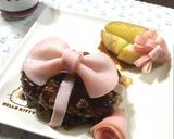 ハム リボン キャラ弁 記念 花作り方4写真