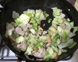 エリンギと豚肉で絶品ガリマヨスパゲッティ作り方4写真