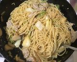 エリンギと豚肉で絶品ガリマヨスパゲッティ作り方5写真
