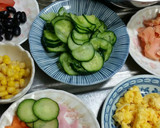 きゅうりと鮭のお寿司(ほめられ酢使用)作り方2写真