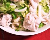 夏にさっぱり❤冷しゃぶサラダうどん作り方5写真