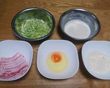 豚玉 基本のお好み焼き作り方1写真
