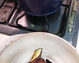 ナス素揚げ・肉うどんの出汁あんかけ作り方5写真