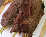 たっぷりタケノコ・小松菜の肉巻き作り方5写真