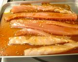 焼き肉のタレで韓国風のり巻き（まぐろ）作り方1写真
