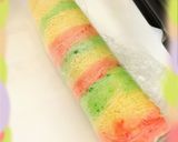 ふわふわ☆レインボーロールケーキ作り方11写真