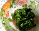 ♪しどけと豚肉の油炒め♪おひたしも♡作り方5写真