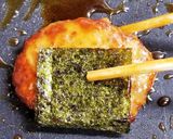 甘辛照り焼き海苔つくねお弁当☆作り方5写真