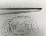 キャラ弁☆ガラピコぷ～チョロミー作り方1写真