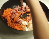 甘辛新玉そぼろと水菜のサラダ作り方2写真
