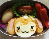 キャラ弁☆ガラピコぷ～チョロミー作り方5写真