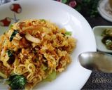 旨辛☆たっぷりレタスのアジア風そば飯作り方7写真