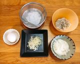 ダイエットに☆白滝入りしらす炒飯作り方1写真