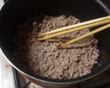 ハンバーグと一緒に作る★ひき肉のスープ作り方3写真