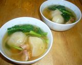 ほっとおいしい☆カブとベーコンのスープ作り方5写真