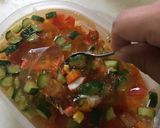ゼリー寄せ野菜がきらきら揺れる夏うどん作り方8写真