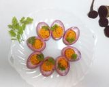 ビーツでピンクの鮮やかゆで玉子作り方5写真