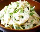 デリ風☆れんこんと水菜のわさびマヨサラダ作り方9写真