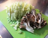 胡麻油で豚バラ温野菜作り方1写真