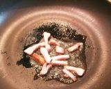 辛ラーメンでチョイ辛カルボナーラランチ♪作り方2写真