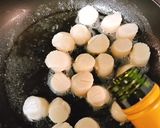 冷凍帆立とカニ缶のトマトクリームパスタ作り方6写真