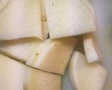 レンジ時短簡単！豚肉と大根のみそマヨ炒め作り方1写真