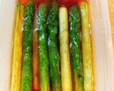 めんつゆで簡単！アスパラの焼きびたし作り方3写真