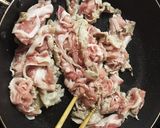 ☆高菜の古漬と豚肉甘辛 炒め☆作り方3写真