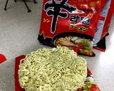 辛ラーメンをマイルドに食べよう作り方3写真