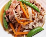 簡単♡豚肉と野菜のごま油炒め♡作り方5写真