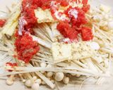 エノキの明太子クリーム♡作り方1写真